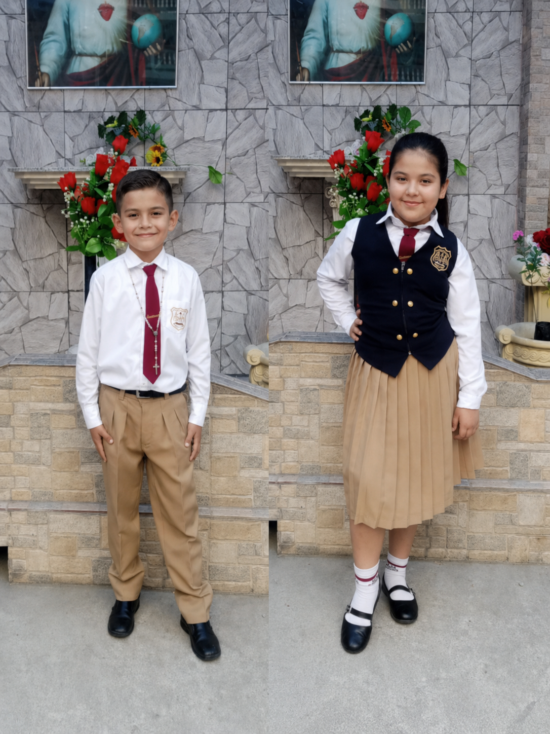 Uniforme de parada escuela